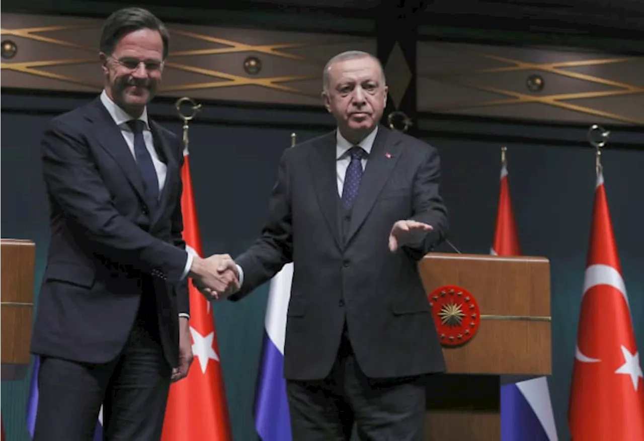 Turkey says it backs outgoing Dutch prime minister Rutte's candidacy for NATO chief