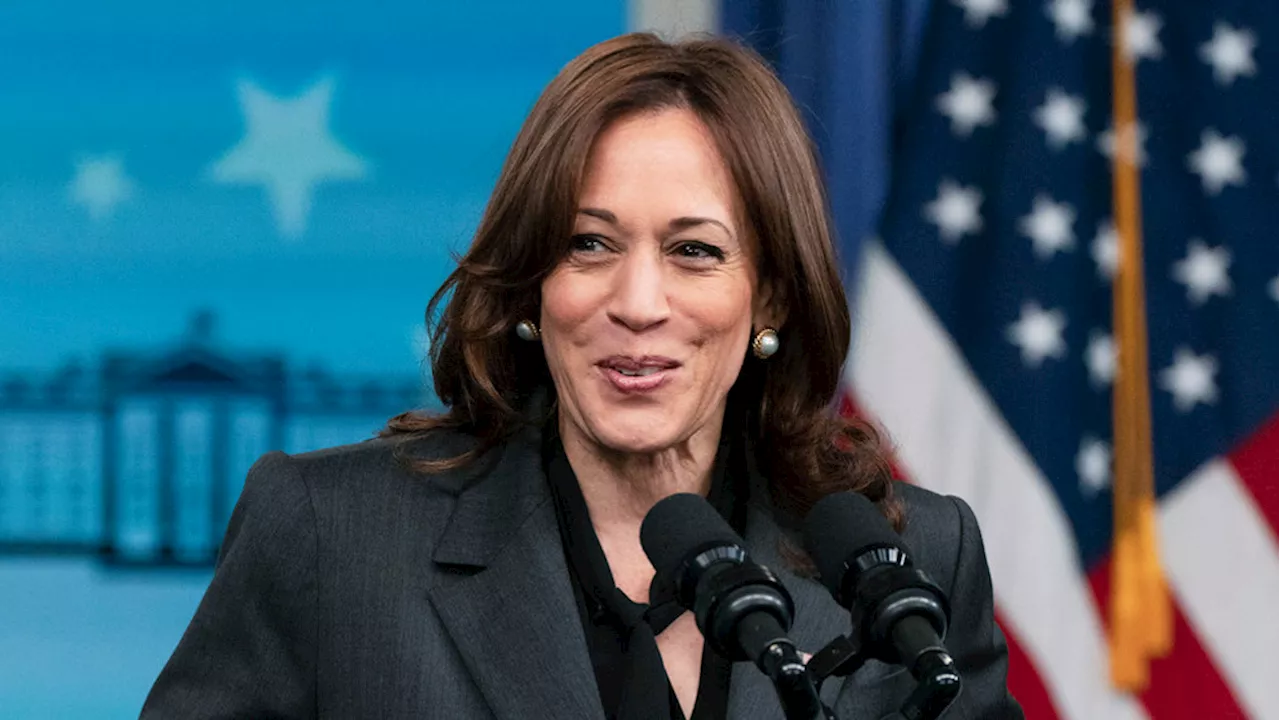 Kamala Harris says Americans still getting 'used to' having female vice president