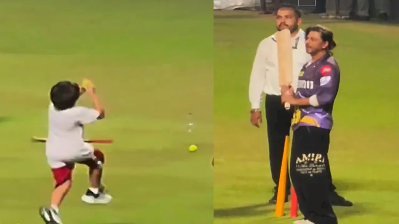 IPL 2024: KKR ತಂಡದ ಜೊತೆಗೆ ಮೈದಾನದಲ್ಲಿ ಬೆವರು ಸುರಿಸಿದ Shah Rukh Khan-AbRam, ಇಲ್ಲಿವೆ ವಿಡಿಯೋ!