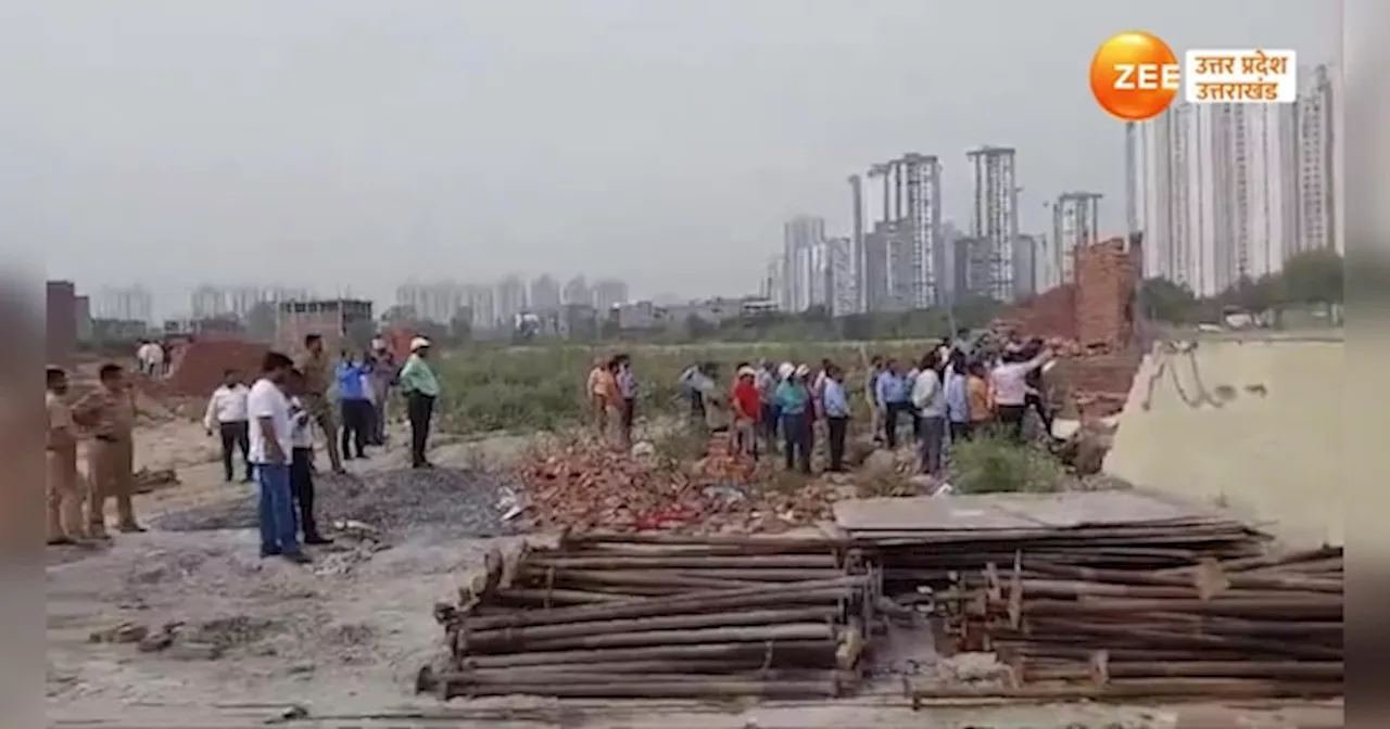 Noida News: बाबा के बुलडोजर ने किया अवैध इमारतों को धरासाई, वीडियो वायरल