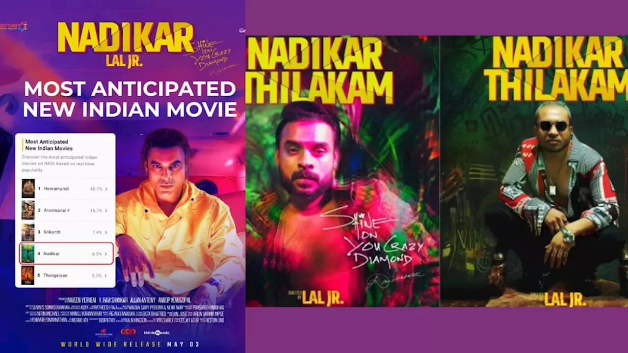 Tovino Thomas Nadikar Movie Release: ഇന്ത്യൻ പ്രേക്ഷകർ കാത്തിരിക്കുന്ന ചിത്രങ്ങളുടെ ലിസ്റ്റിൽ ആദ്യ അഞ്ചിൽ ഇടം നേടി നടികർ; ചിത്രം തീയറ്ററുകളിലേക്ക്