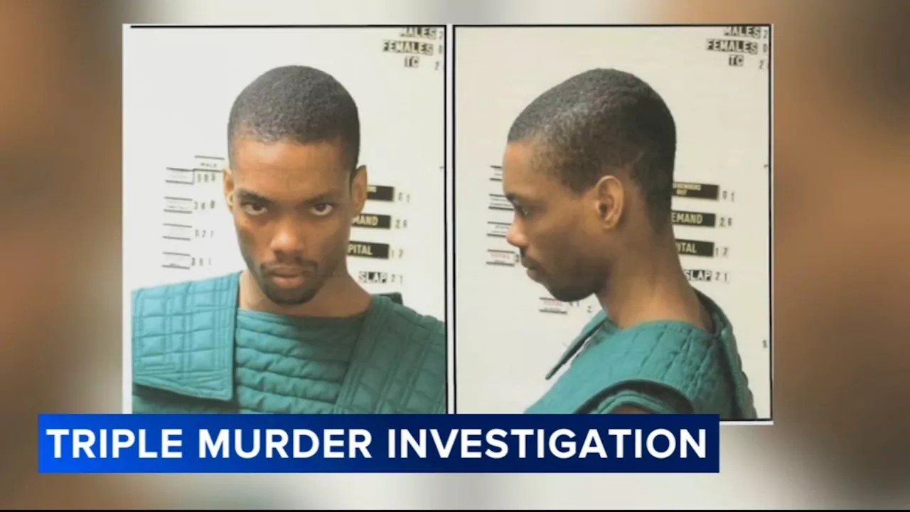 Andre Gordon, man charged with killing 3 relatives, is returned from NJ to Pa. custody