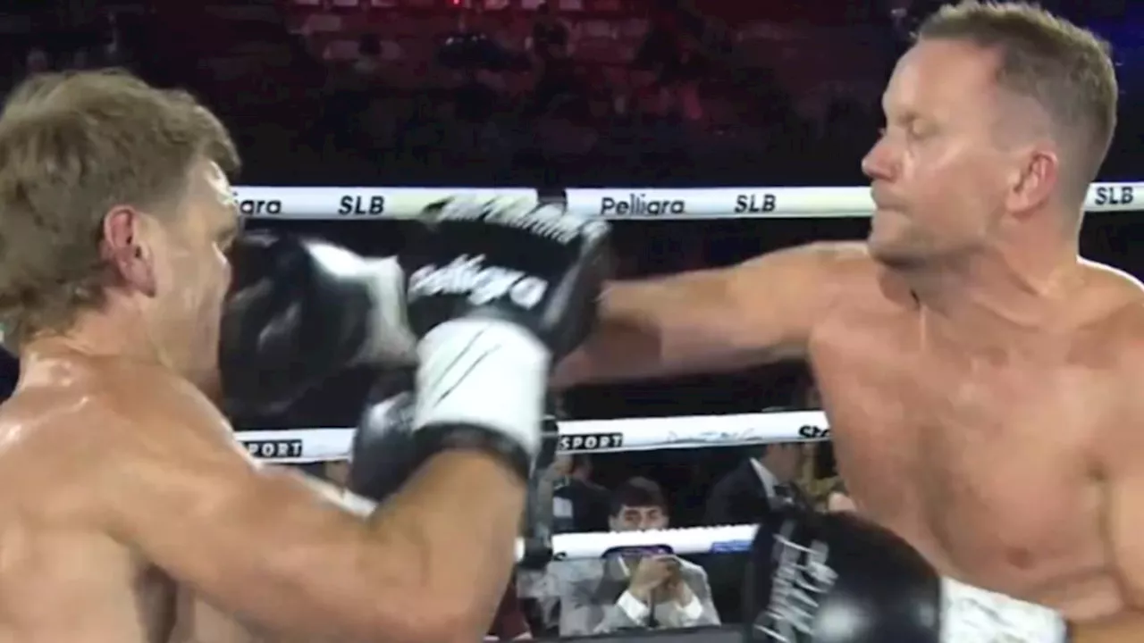 Kane Cornes booed then silenced in brutal boxing debut against Nathan Brown