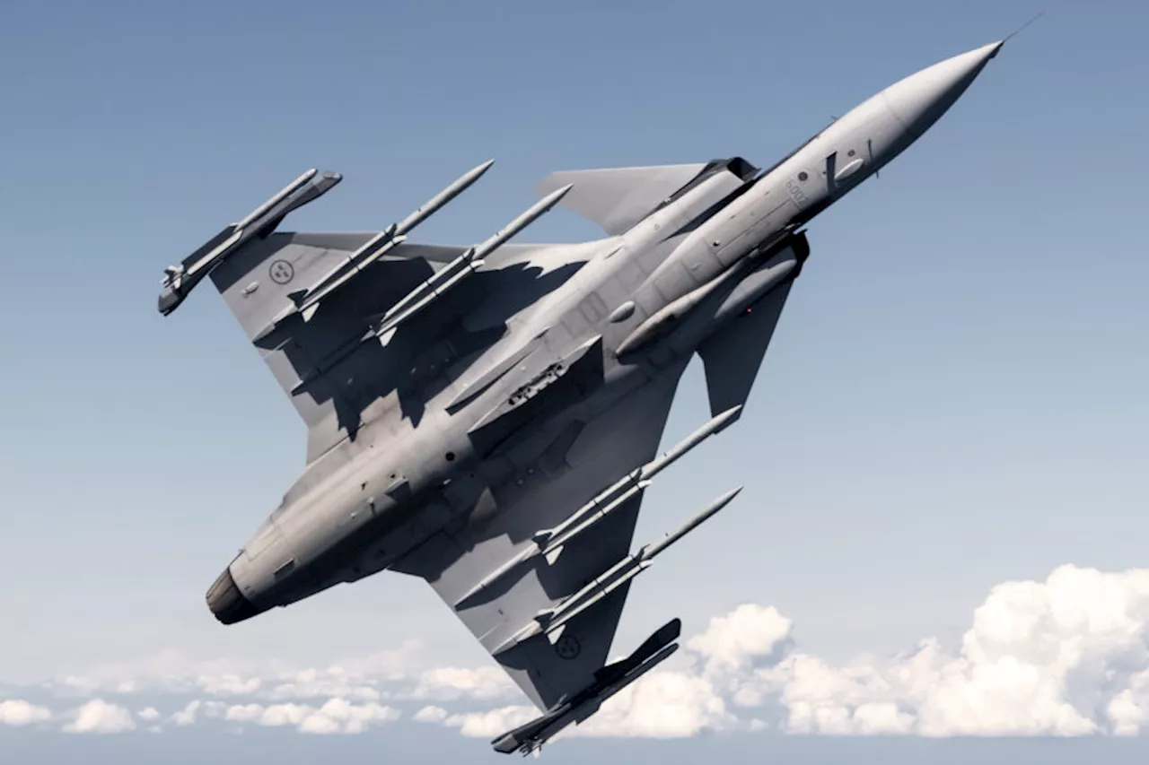 Saab får utrustsningsorder till Gripen värd 390 miljoner