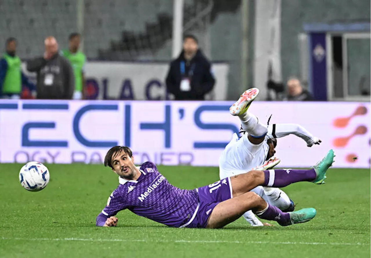 Coppa Italia, Fiorentina-Atalanta 1-0 nella semifinale d'andata