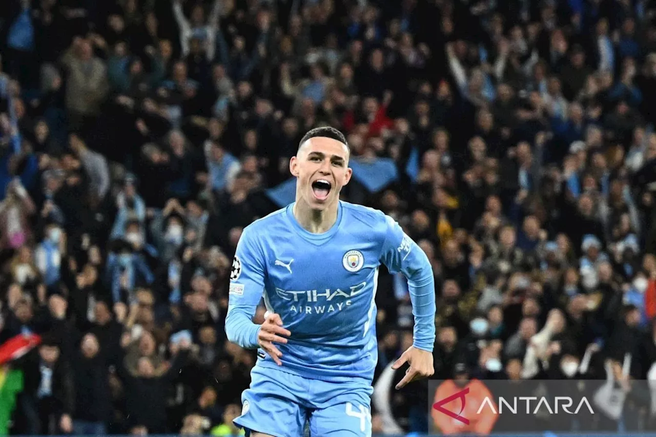 Foden cetak trigol, Manchester City menang 4-1 atas Aston Villa