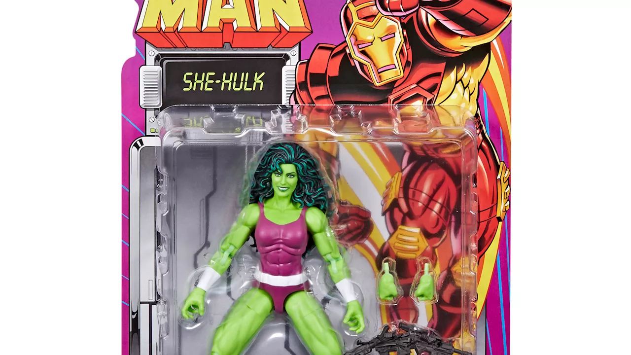 Classic Marvel Comics She-Hulk Joins Iron Man Marvel Legends Wave