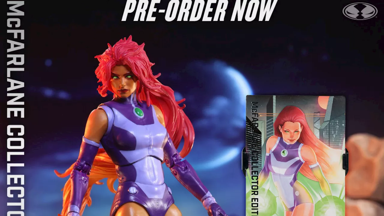 DC Comics Starfire Turns Up the Heat with New McFarlane Figure