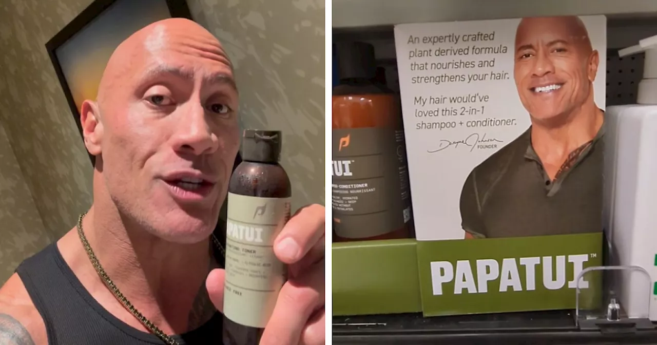 'He Ain't Got No Hair': Fans Can't Get Over The Rock Selling Shampoo While Being Famously Bald