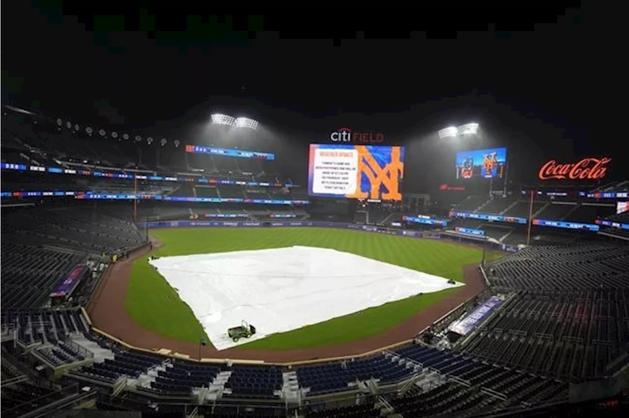 Tigers and Mets postponed by rain for 2nd straight day, will play doubleheader Thursday