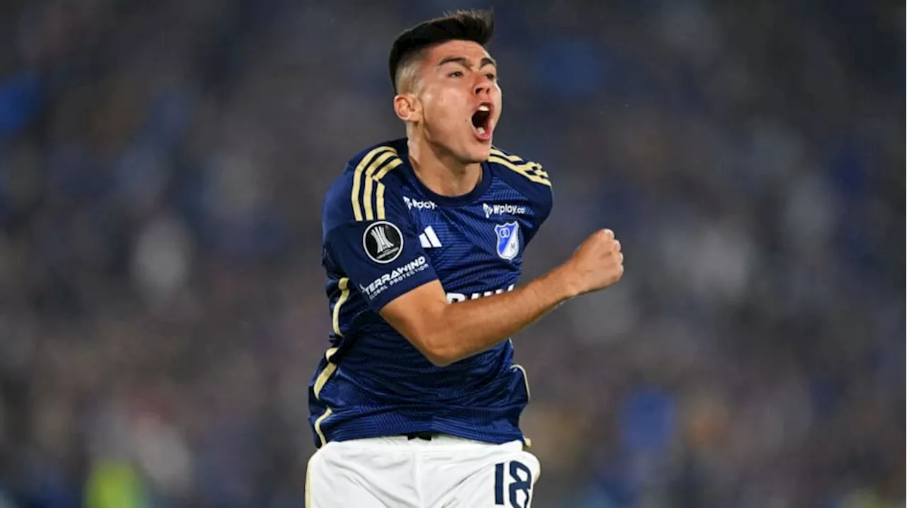 Daniel Ruiz logró un registro histórico para Millonarios con su gol marcado a Flamengo