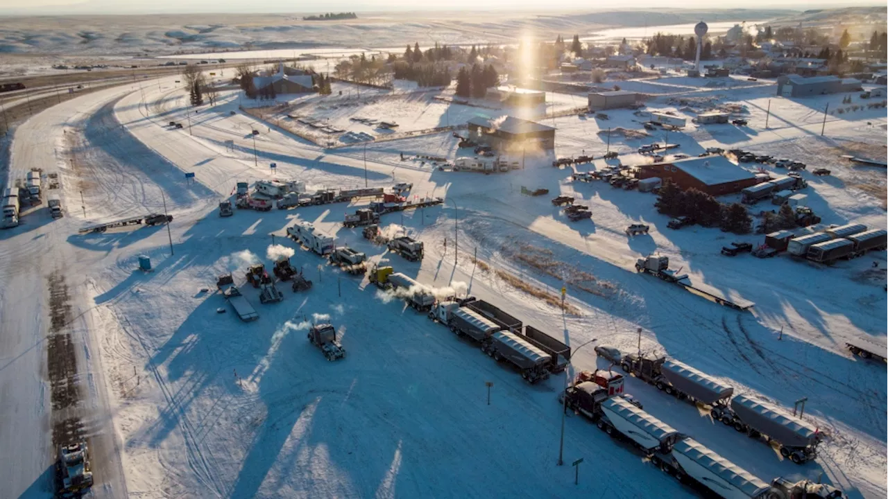 Mischief trial begins for three men charged at Coutts border blockade