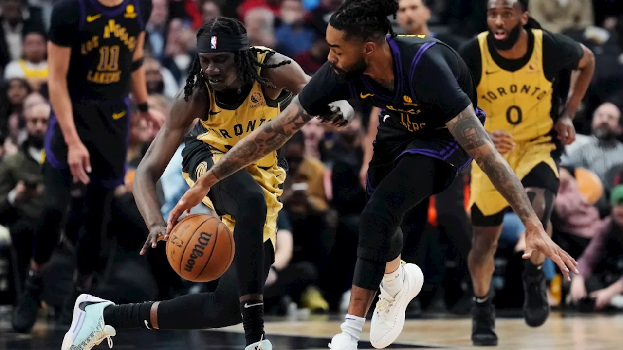 Los Angeles Lakers defeat Toronto Raptors 128-111