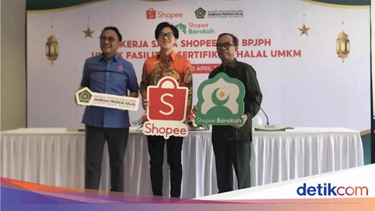 Shopee Gaet BPJPH Bantu Mudahkan UMKM RI Dapat Sertifikasi Halal