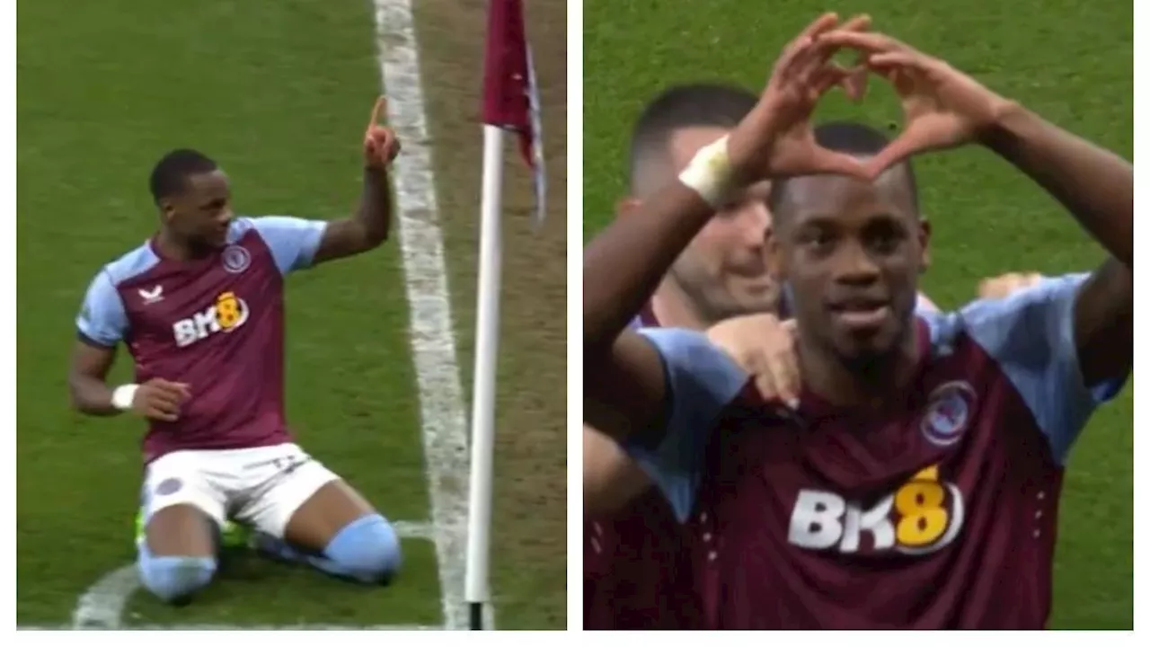 Jhon Durán 'vacuna' al Manchester City: video de su golazo con Aston Villa en Premier League