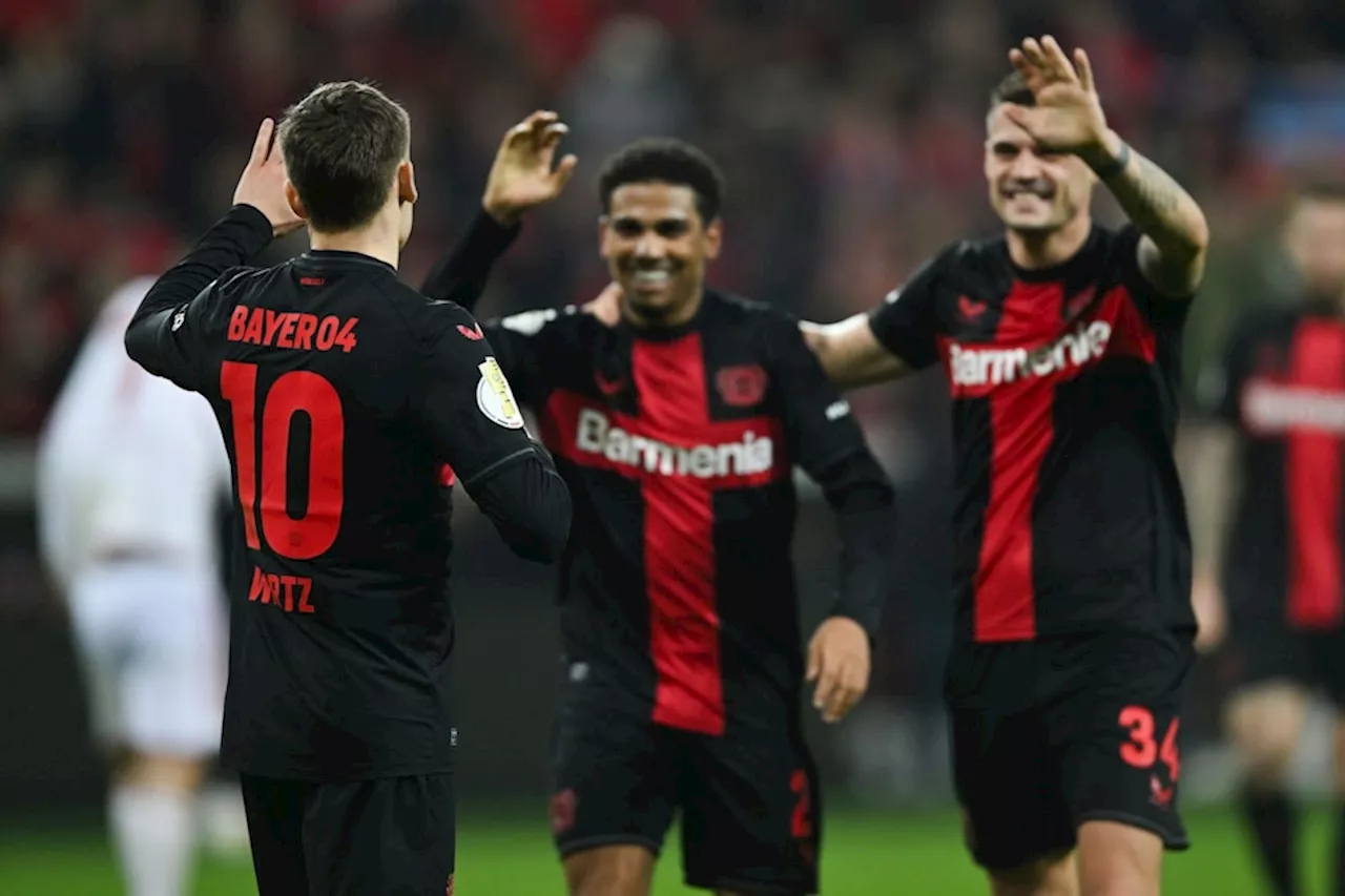 4:0 gegen Düsseldorf: Leverkusen greift nach dem Double