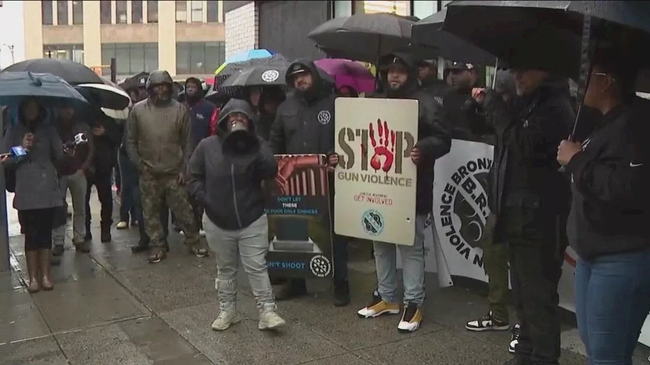 Anti-gun violence activists rally after 2-year-old shot in the Bronx