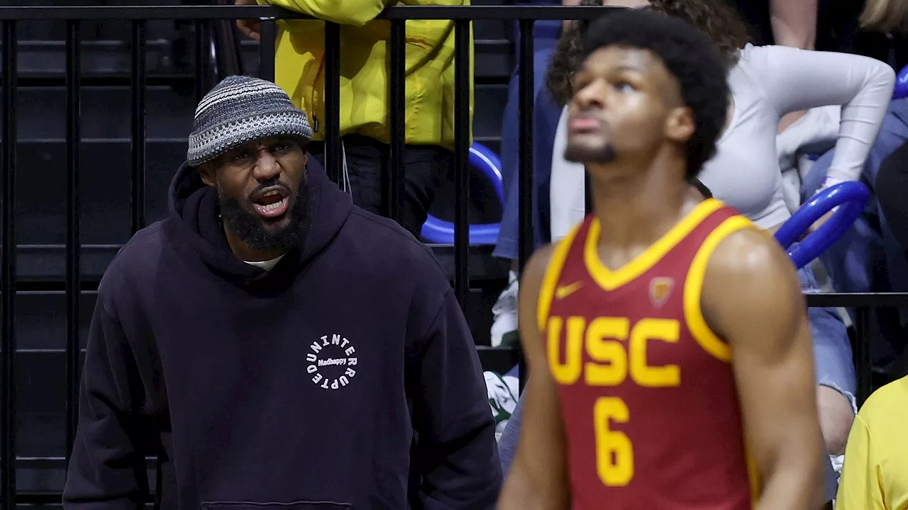 LeBron James: Bronny has 'tough decisions' to make amid transfer rumors