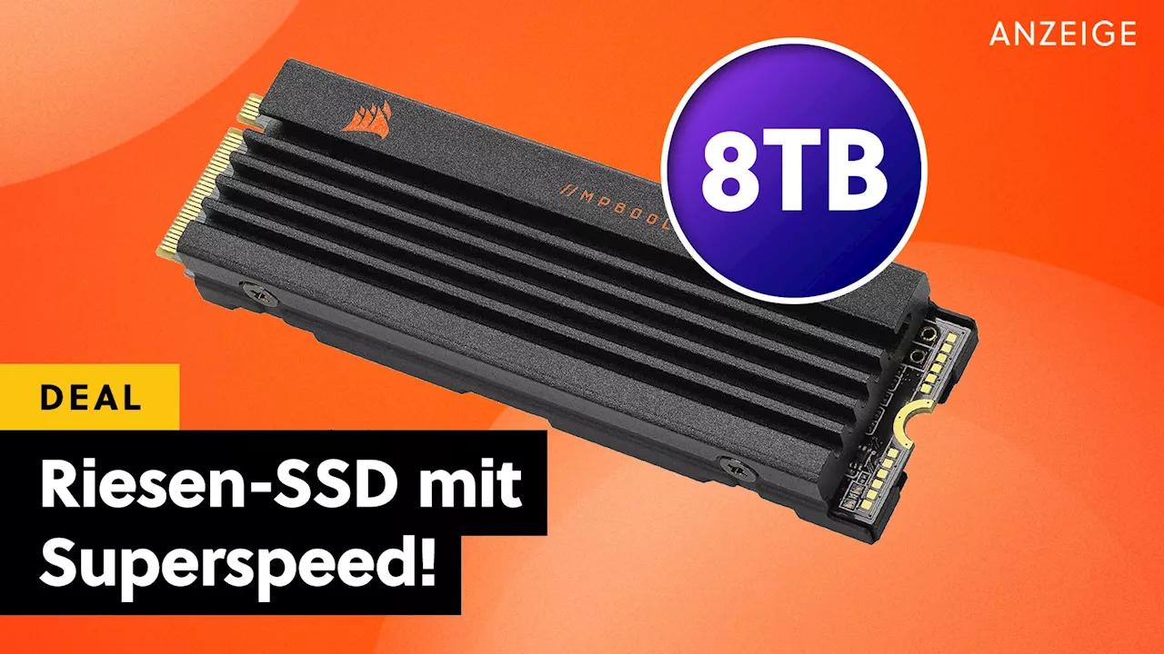 Corsair bringt 8TB SSDs für PCIe 4.0 auf den Markt