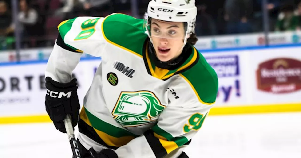 London Knights take 3-0 series lead on Landon Sim’s overtime winner