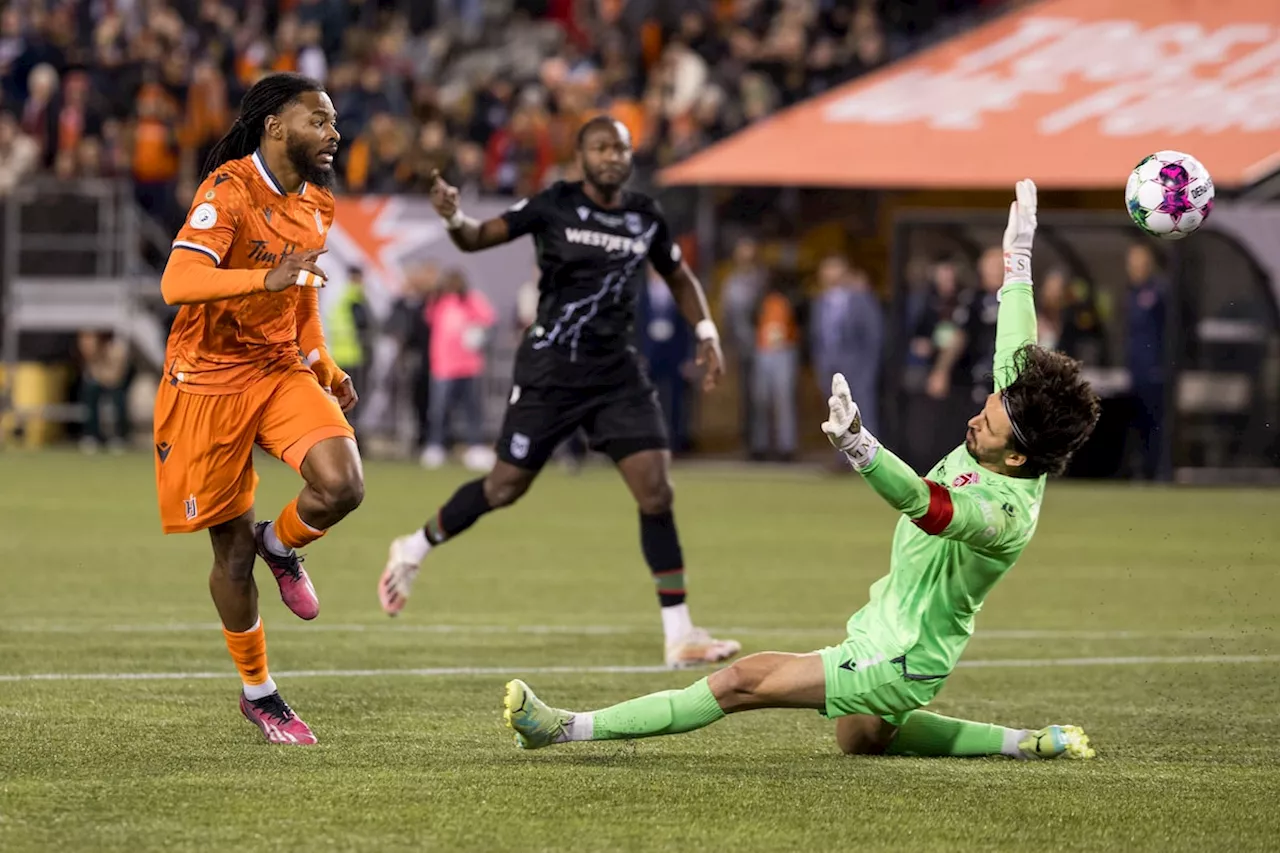 Forge FC Forward Scores Goal in CPL Match