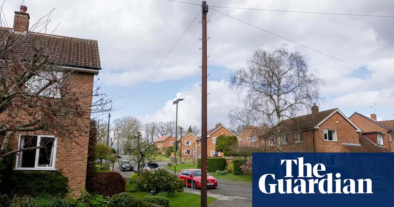 Fury in model village as broadband firm installs ‘eyesore’ telegraph poles