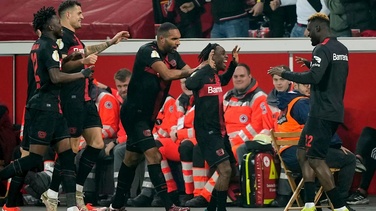 4:0! Leverkusen baut Serie aus, stürmt ins Pokalfinale