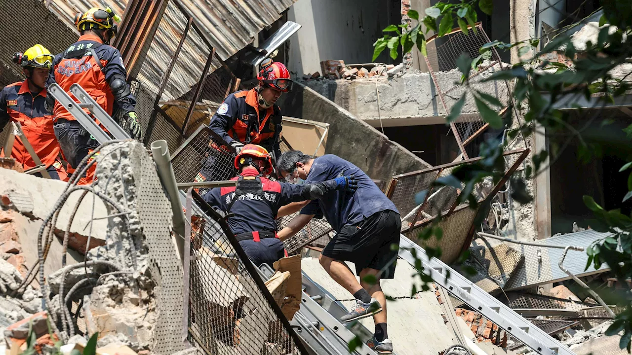 Verheerendes Erdbeben der Stärke 7,4 erschüttert Taiwan