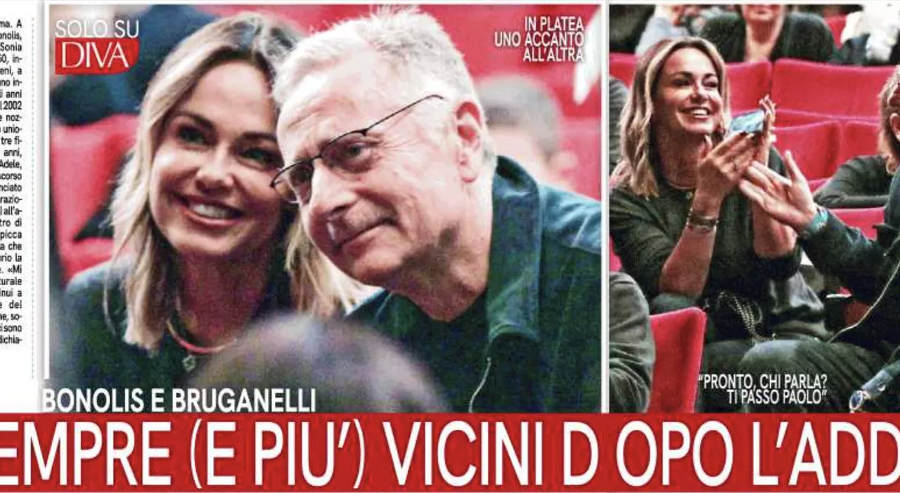 Paolo Bonolis e Sonia Bruganelli separati ma sempre insieme: dalle cene di famiglia alla fede ancora al dito,