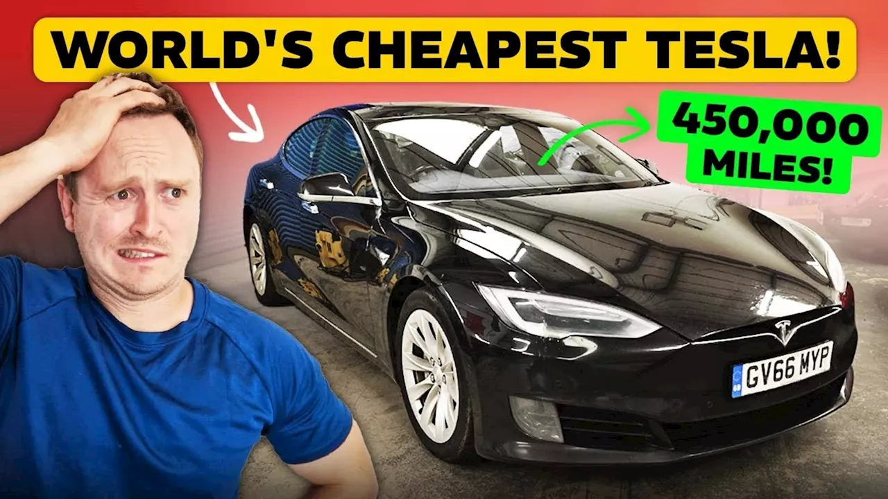 This Cheap Used Tesla Model S With 450,000 Miles Seems Remarkably Good