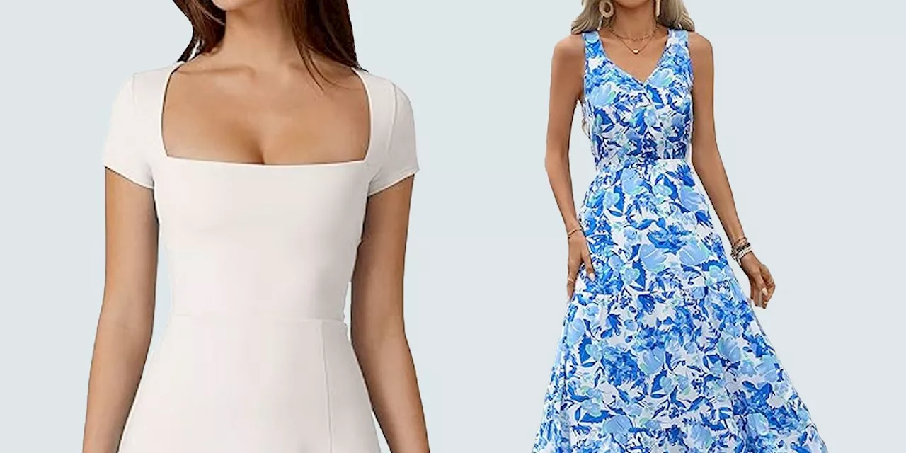 Amazon’s Best New Spring Dresses Include Flowy Maxis and Comfy T-Shirt Styles From $26