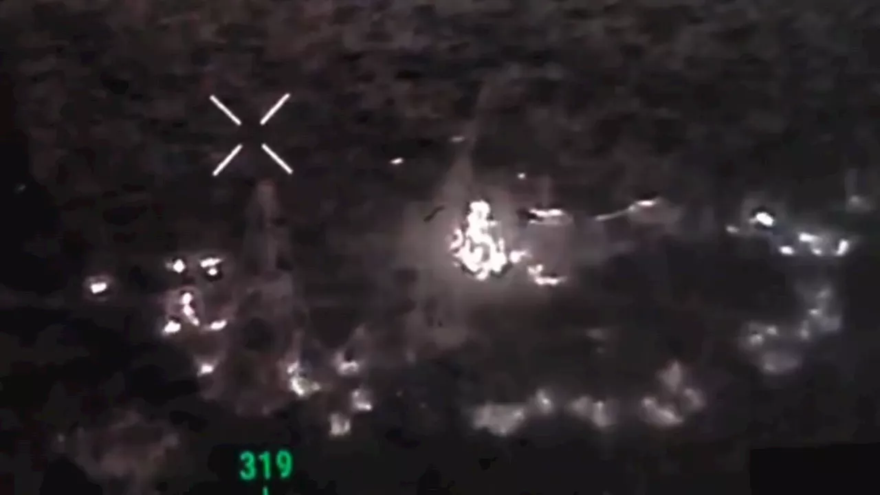 Drone captures annihilation of Russian tanks by Ukraine’s artillery