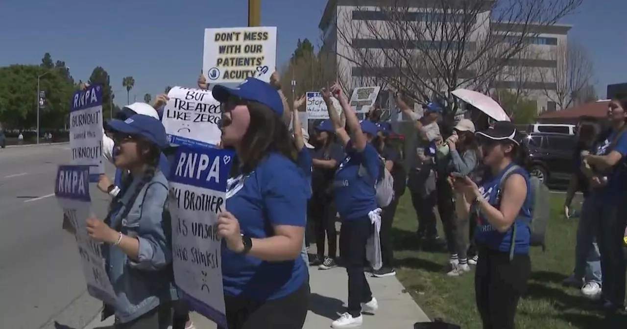 Nurses at 3 Santa Clara County hospitals on strike as negotiations continue