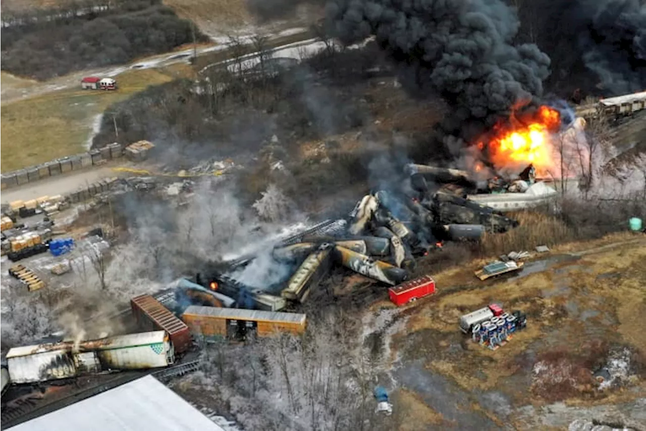 Norfolk Southern Train Derailment in Ohio Not Considered a Public Health Emergency