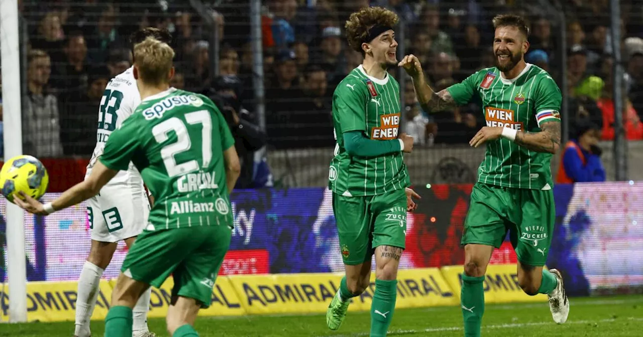 Keine Probleme in Leoben - Rapid nach 3:0-Sieg im ÖFB-Cupfinale