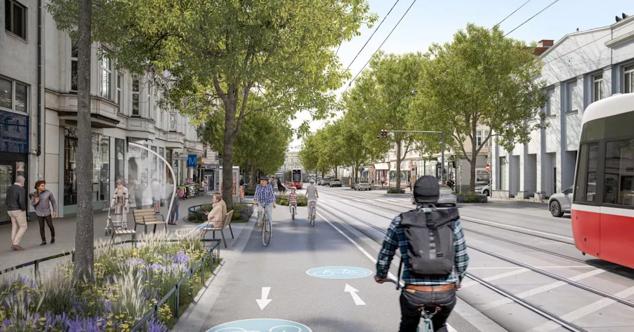 Mehr Platz für Anrainer, Fußgänger und Radfahrer auf der Mariahilfer Straße