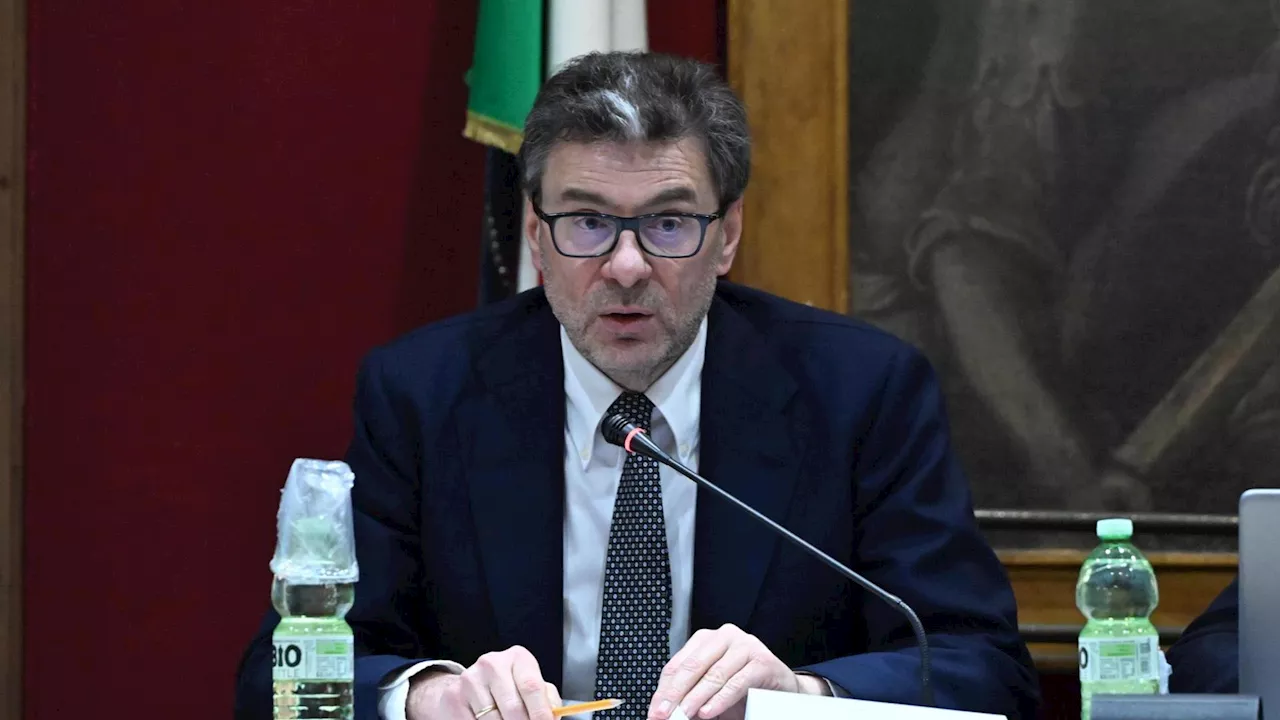 Def, Giorgetti: “Valuteremo aggiustamenti per le criticità di bilancio”