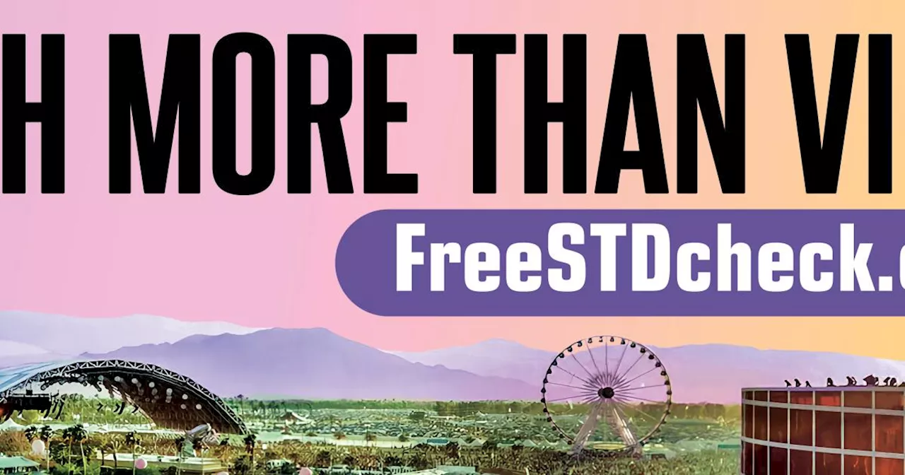 Coachella organizers ask that a billboard advertising free STD testing be removed