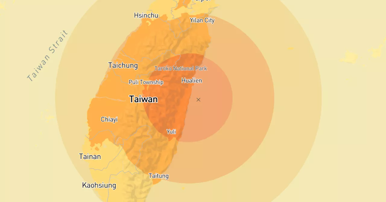 Earthquake: 7.5 quake strikes near Hualien City, Taiwan