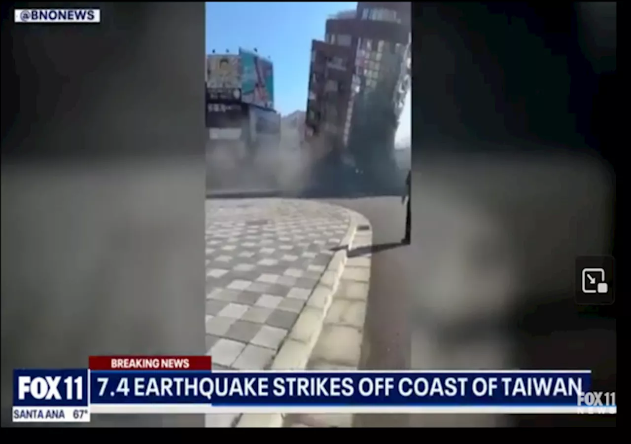 Strongest Earthquake in 25 Years Rattles Taiwan