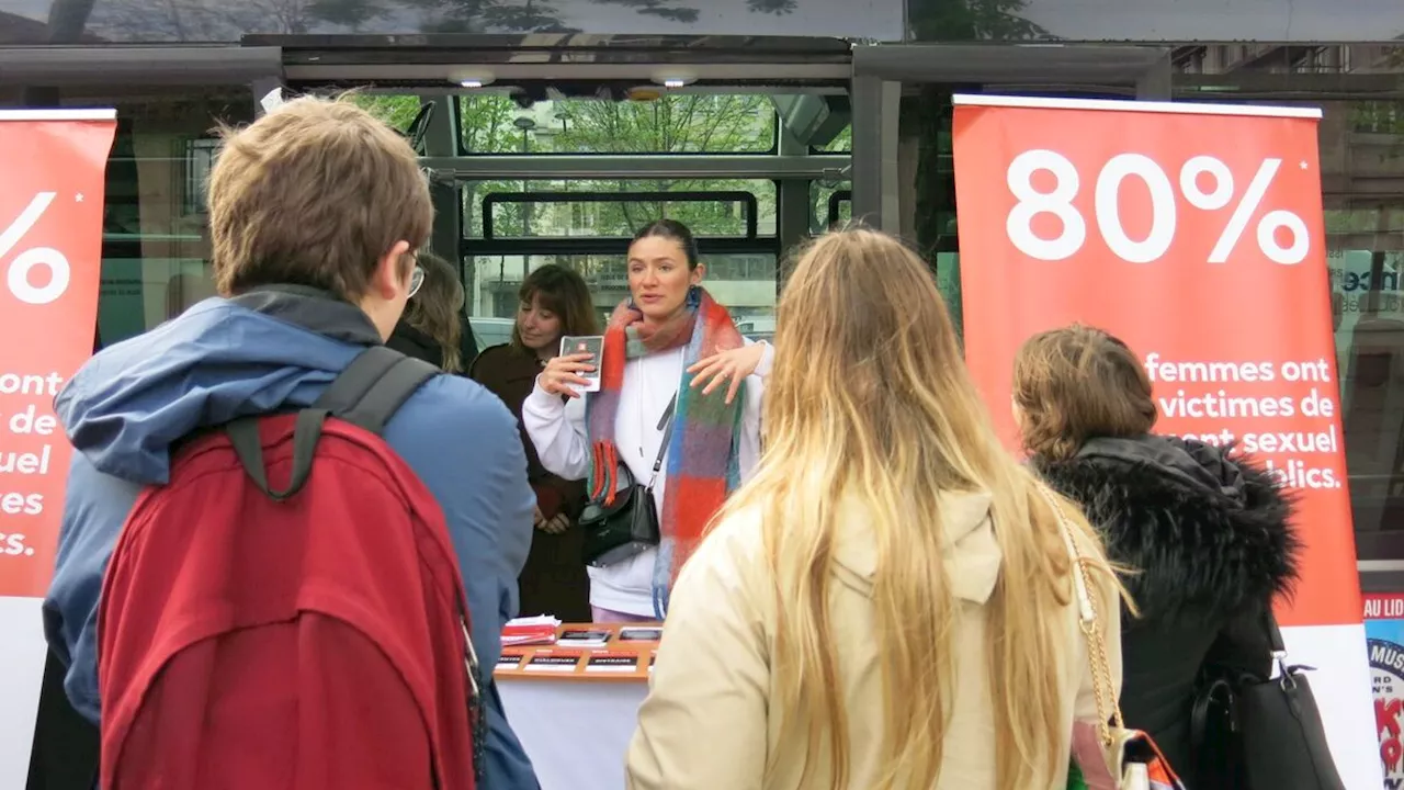 Opération de sensibilisation de la Fondation des femmes avec la RATP