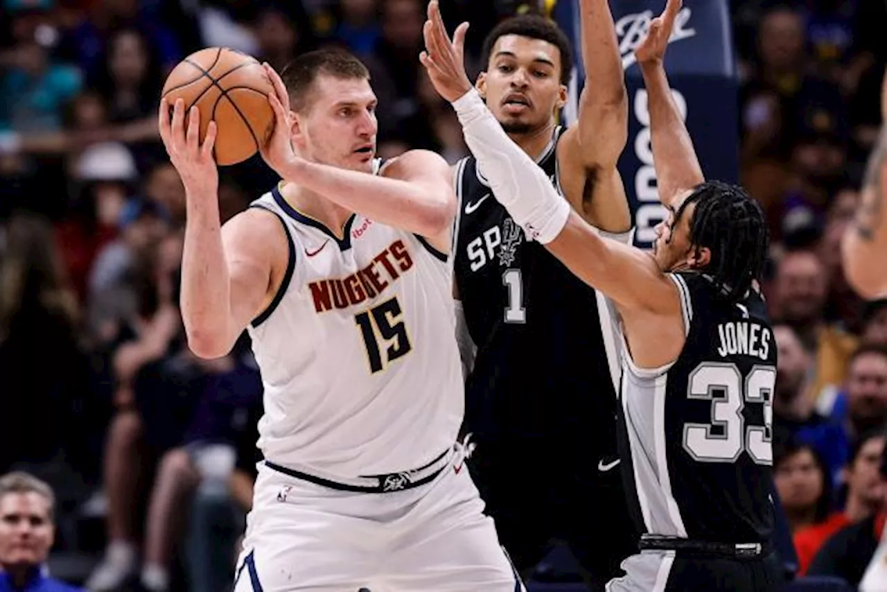 Nikola Jokic et Victor Wembanyama cartonnent, Denver a le dernier mot