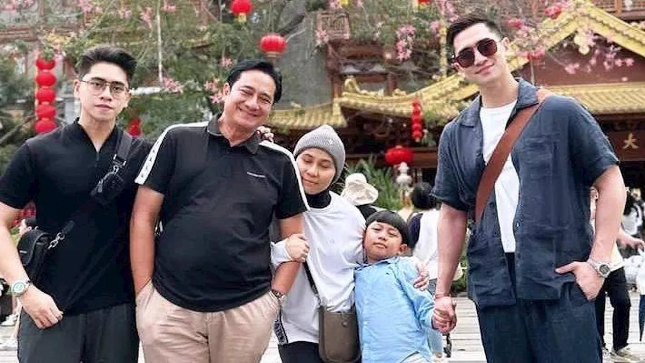 7 Potret Verrell Bramasta Liburan Bareng Keluarga Ayah di Tiongkok, Dekat dengan Adik Sambung