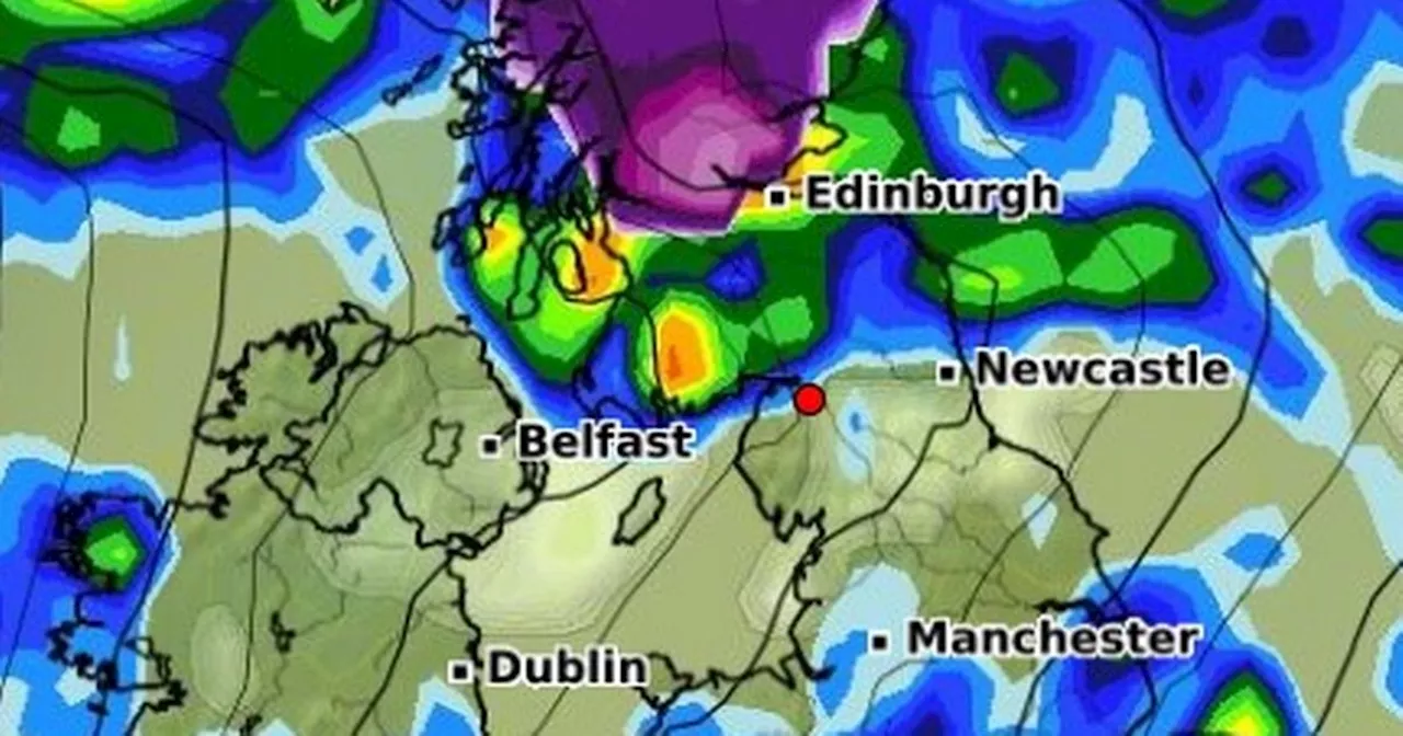 New Weather Maps Show Wall of Snow and Rain Hitting UK