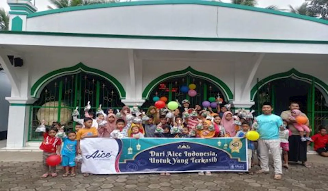 Aice Bagikan Jutaan Es Krim ke Masjid dan Musala di Seluruh Indonesia