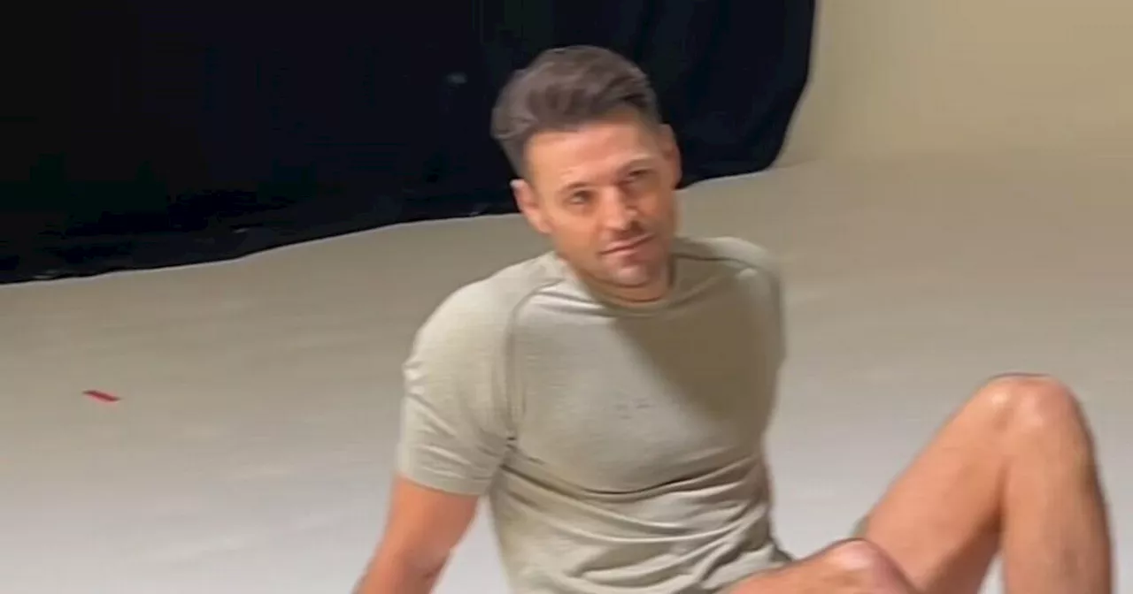 Mark Wright seen working with wife Michelle Keegan before ditching UK