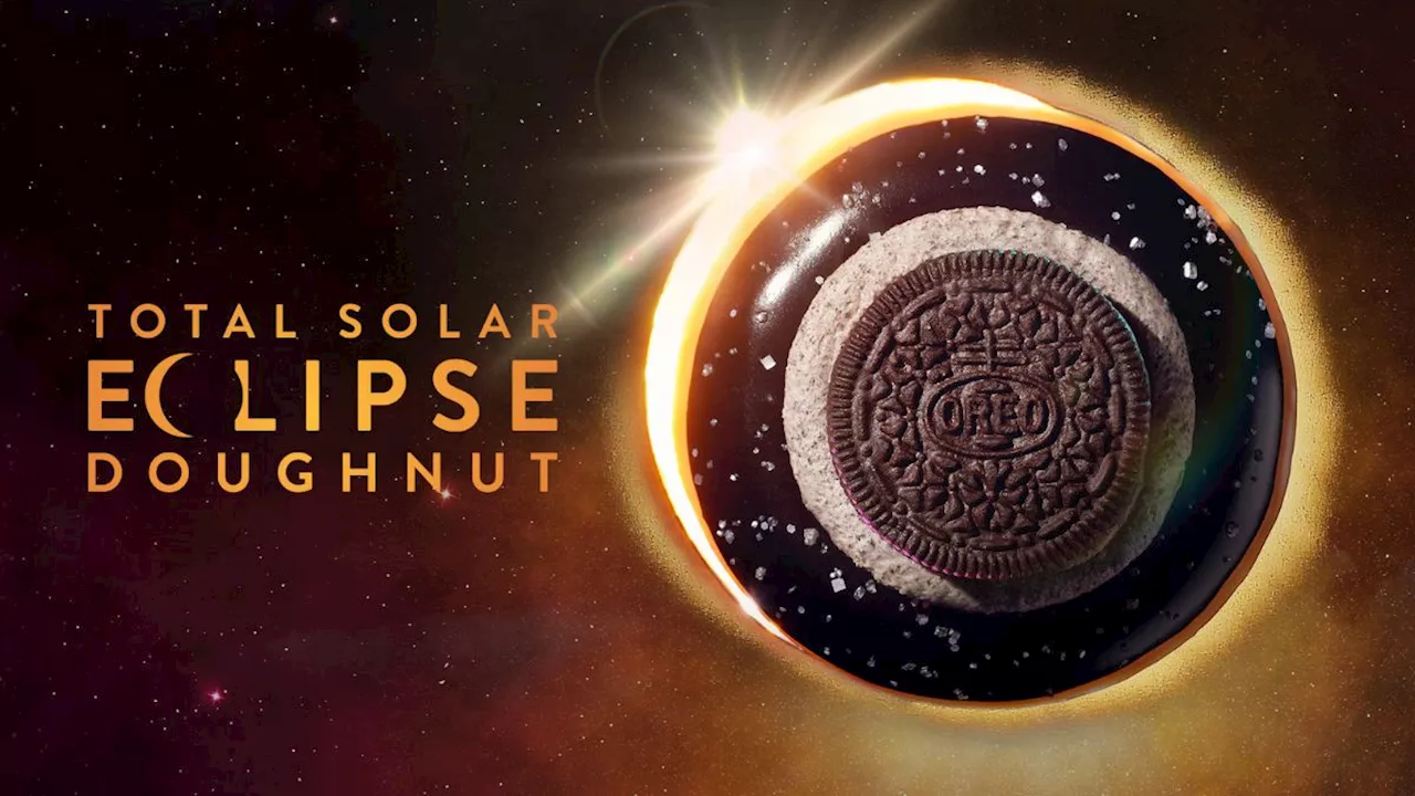 Krispy Kreme y su espectacular dona Oreo del eclipse solar