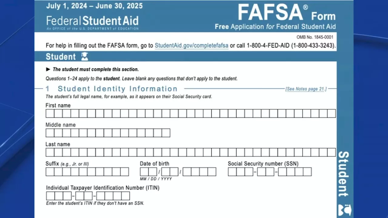 Mishaps in new FAFSA form rollout leads to delays in processing applications