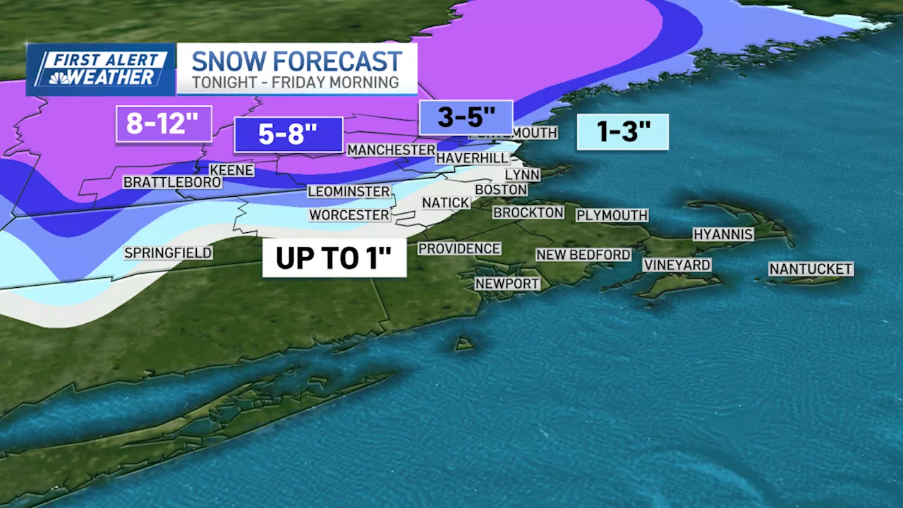 LIVE RADAR: Track the nor'easter hitting New England through Thursday