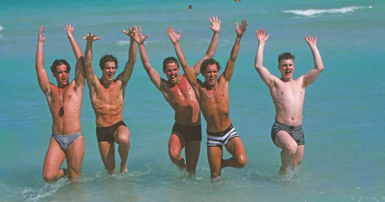 Unearthed Take That pics show Gary Barlow and Robbie Williams like never before